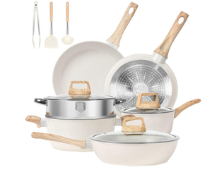 lot 325 image: Pots and Pans Set Non Stick, 12 Pcs Kitchen Cookware Sets
