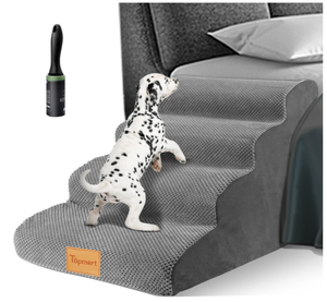 lot 327 image: Topmart High Density Foam Dog Steps 4 Tiers