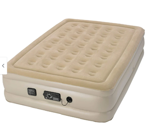 lot 332 image: Raised Air Mattress with Never Flat Pump, Inflatable Mattress with Built in Air Pump