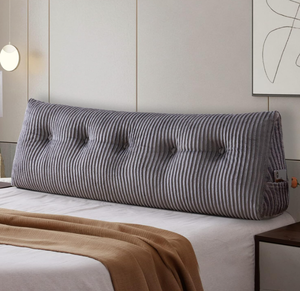 lot 336 image: Large Headboard Wedge Pillow Bed Rest Reading Pillow