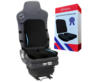 lot 404 image: Elmara Truck Seat Cushion for Truck Driver Back Pain  Truck Driver Seat Cushion & Back Support
