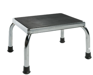 lot 407 image: PCP Foot Stool, Chrome