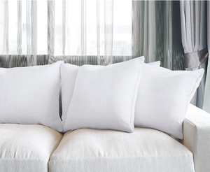 lot 411 image: Lot of 6 Utopia Bedding Throw Pillows (White), 18 x 18 Inches