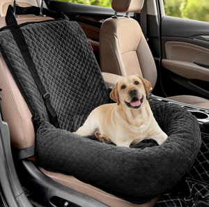 lot 417 image: Dog Car Seat Pet Booster Car Seat, Measures 30 x 20 x 10