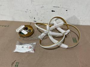 lot 302 image: LED Droplight Chandelier