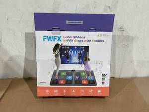 lot 107 image: FWFX Dance Mat Games for TV - Wireless Musical Electronic Dance Mats with HD Camera