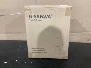 lot 231 image: LOT OF 2 20.25 Modern Ceramic Table Lamp Small Farmhouse Bedside Lamp