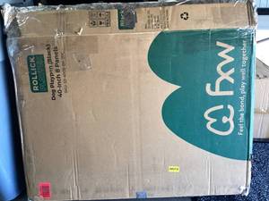 lot 456 image: FXW Rollick Dog Playpen for Yard. 4.7L x 27.1W x 39.5H