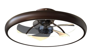 lot 31 image: CIKASS Ceiling Fan with Lights Dimmable LED Reversible Blades Timing with Remote Control