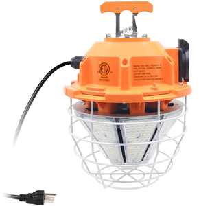 lot 38 image: NS 150W High Bay Outdoor Temporary LED Work Light 24250Lm 5000K Daylight White with Stainless Steel Guard and Hook