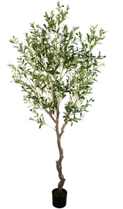 lot 39 image: Guyuso Artificial Olive Tree in Pot Fake Olive Tree for Indoor Decoration