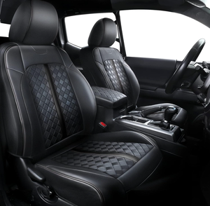 lot 47 image: Tacoma Seat Covers Custom Fit For 2016-2023 Double & Crew Cab Tacoma SR, SR5, Limited, TRD Pro, TRD Sport, TRD Off-Road