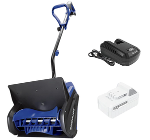 lot 56 image: Snow Joe 24V-SS13-XR 24-Volt IONMAX 13-Inch 5-Ah Cordless Snow Shovel, Kit (w 5.0-Ah Battery  Quick Charger)
