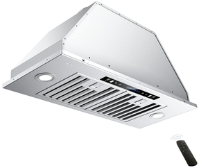 lot 73 image: IKTCH Built-inInsert Range Hood 900 CFM, DuctedDuctless Convertible Duct