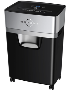 lot 97 image: BONSEN 16-Sheet Heavy Duty Paper Shredder for Office, 60-Minute Running Time Cross-Cut CD Shredder with 60dB Low-Noise