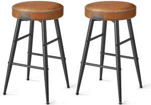 lot 116 image: LOT OF 2 VASAGLE EKHO Collection - Bar Stools, Counter Height Bar Stools, Kitchen Counter Stools