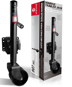 lot 141 image: Boat Trailer Jack with Wheel Swivel- 2000 LBs 12 Lift Heavy Duty