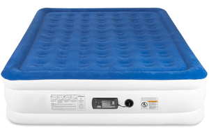 lot 147 image: SoundAsleep Dream Series Luxury Air Mattress with ComfortCoil Technology & Built-in High Capacity Pump