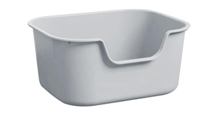 lot 148 image: Open Top Pet Litter Tray Cat Kitten Potty Toilet Kitty Litter Pan
