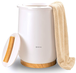 lot 206 image: Keenray Towel Warmers, Luxury Bucket Towel Warmer, Large Towel Warmer for Bathroom, Auto Shut Off, Fits Up to Two 40X70 Oversized Towels