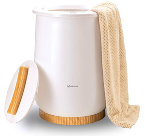 lot 208 image: Keenray Towel Warmers, Luxury Bucket Towel Warmer, Large Towel Warmer for Bathroom, Auto Shut Off, Fits Up to Two 40X70 Oversized Towels