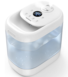 lot 210 image: Homvana Humidifier, Super Easy to Clean 5L Top Fill Auto Adapt Cool Mist Humidifier for Bedroom Plants Baby Kids for Home