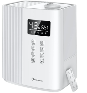 lot 213 image: Elechomes SH8830 Humidifier, 6.5L(1.72Gal) Top Fill Warm and Cool Mist Humidifiers for Bedroom with Remote Control