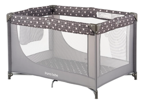 lot 218 image: Pamo Babe Portable Crib Baby Playpen with Mattress