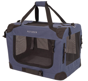 lot 219 image: Petseek Extra Large Cat Carrier Soft Sided Folding Small Medium Dog Pet Carrier