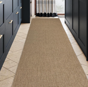 lot 220 image: KOZYFLY Boho Runners for Hallways Washable Long Hall Carpet Runner Rubber Backed Kitchen Rug