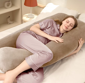 lot 344 image: DOWNCOOL Pregnancy Pillow, U Shaped Body Pillow for Pregnancy