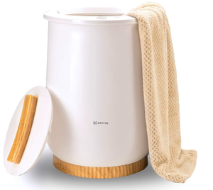 lot 360 image: Keenray Towel Warmers, Luxury Bucket Towel Warmer, Large Towel Warmer for Bathroom, Auto Shut Off, Fits Up to Two 40X70 Oversized Towels