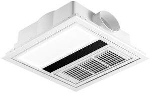 lot 293 image: Bathroom Exhaust Fan with Heater and Ventilation Circulation LED Lamp Combo