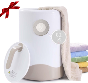 lot 177 image: ZonLi Towel Warmer, Towel Warmers for Bathroom, Hot Towel Warmer Bucket with Heat Time 15304560 Min Adjustable