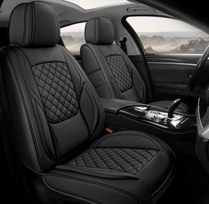 lot 225 image: Car Seat Covers Full Set, 5 Seats Universal Waterproof Leather Vehicle Cushion for Automotive Front and Rear