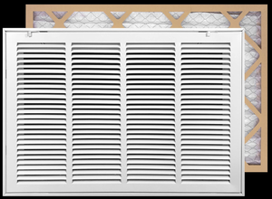 lot 233 image: Handua Duct Opening Size Filter Included Steel Return Air Filter Grille