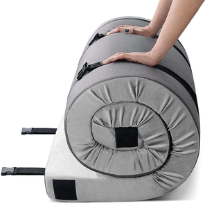lot 241 image: Twin Size KingChii CertiPUR-US Memory Foam Camping Mattress, Portable Roll Up Travel Car Camping Mattress Sleeping Pad