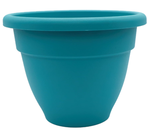 lot 254 image: The HC Companies 16 Caribbean Planter - Lightweight Indoor Outdoor Plastic Plant Pot