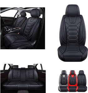 lot 260 image: OASIS AUTO Car Seat Covers Premium Waterproof Faux Leather Cushion Universal Accessories Fit SUV