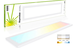 lot 446 image: ODEER LED Flat Panel Ceiling Mount Light. 48x12