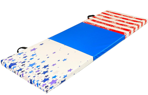 lot 475 image: BalanceFrom Three Fold Folding Exercise Mat. 72L x 24W x 2Th