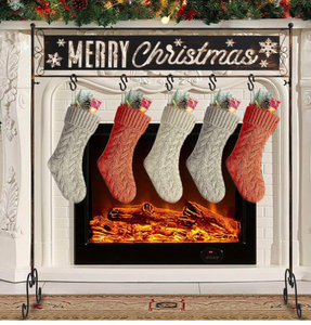 lot 498 image: YEAHOME Christmas Stocking Holder Stand.  35L11.4W40H
