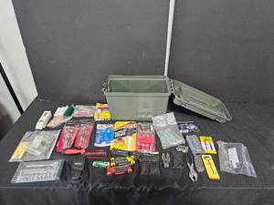 Gun Maintenance Supplies and Tools inc Allen Wrenches, Grease, Earplugs, Multitools and Cabelas Case