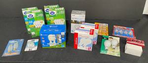 Lot of Light Bulbs, Various Styles and Wattages