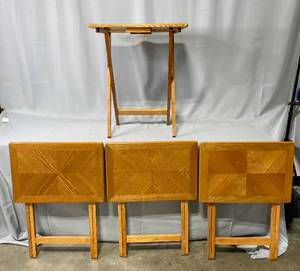 4 Folding TV Trays