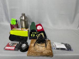 Martini Shaker  Cuzzis  Butter Dish  Wine Opener Kit