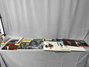 Lot of Vinyl Records Including Ray Charles  Simon and Garfunkel  James Brown