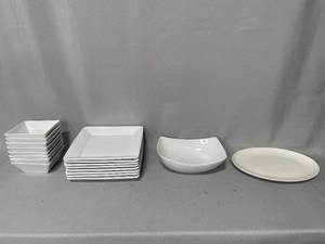 8 Denmark White Plates  8 Denmark White Bowls  Serving Dish  Serving Plate