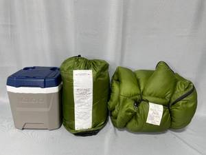 2 Ozark Trail Cool Weather Sleeping Bag 33in W x 77 in H  Igloo 18 Pack Cooler