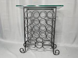 Glass Top Side Table